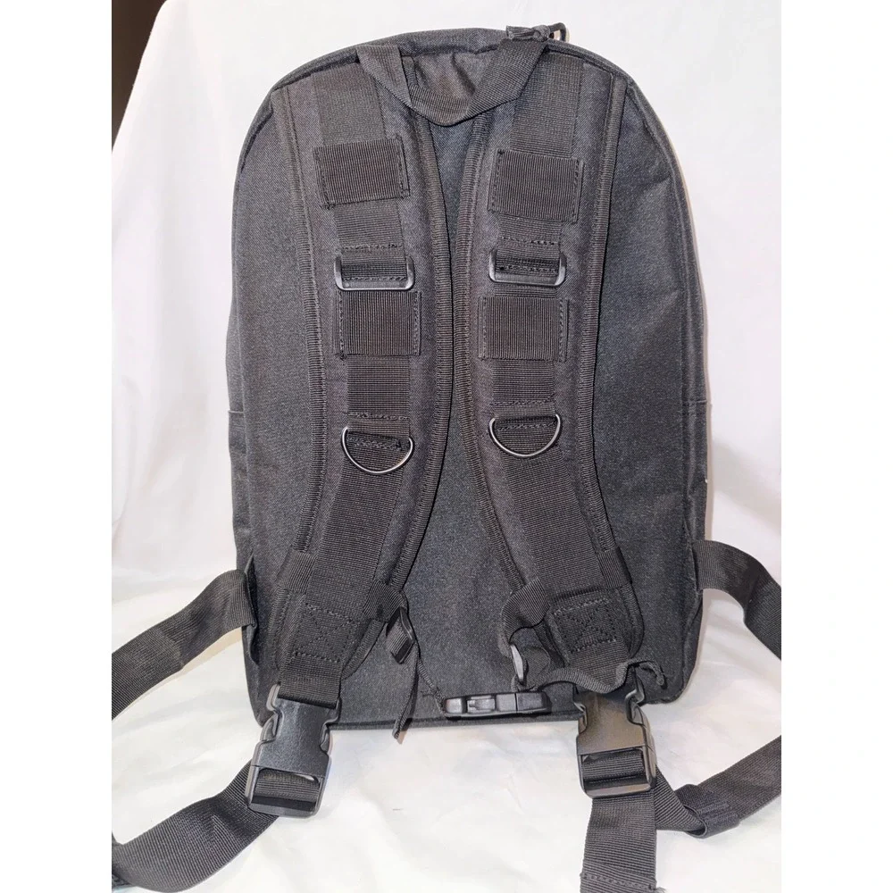Voodoo Tactical Men's Backpack Black 187 Star Logo Adjustable Strap Laptop Bag